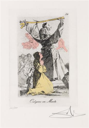 SALVADOR DALÍ Les Caprices de Goya.